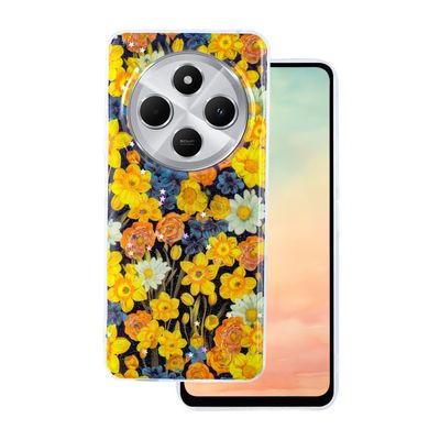 Obal Glow Glam pre Xiaomi Redmi Note 14 Pro 5G (Global) / Note 14 Pro Plus 5G (Global) oranžový