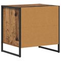vidaXL Nočný stolík 2 ks Staré drevo 50 x 39,5 x 50 cm
