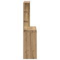 vidaXL Stôl Remeselný dub Kompozitné drevo 78,5 x 37 x 154,5 cm