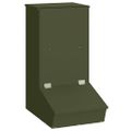 vidaXL Feeder pre prasatá Olivová zelená 55 x 38 x 76 cm 20 kg