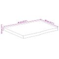 vidaXL Stolová doska 70x40x3,8 cm živý okraj masívne mango