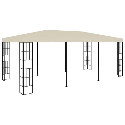 vidaXL Altánok krémový 3x6 m