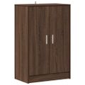 vidaXL Botník hnedý dub 60x35x92 cm spracované drevo