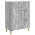 vidaXL Servírovacia skriňa Sivý Sonoma 66 x 34,5 x 90 cm