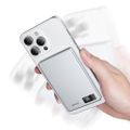 BWOO aluminium magnetic power bank P75 PD 20W 5000 mAh with digital display and USB-C port silver
