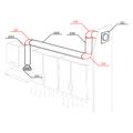 Koleno 90° VENTS 222 - 125mm PVC