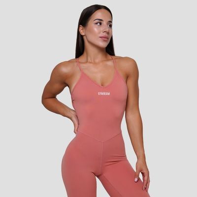 Dámsky overal FIT Salmon - GymBeam, veľkosť M, veľkosť oblečenia M