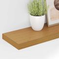 vidaXL Stenná polica Nástenná montáž 4 ks Béžová 90 x 23,5 x 3,8 cm
