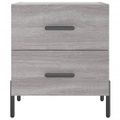 vidaXL Nočné stolíky 2 ks sivé sonoma 40x35x47,5 cm kompozitné drevo