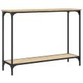 vidaXL Konzolový stolík dub sonoma 101x30,5x75 cm kompozitné drevo