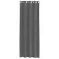 vidaXL Voálové závesy s priechodkami 2 ks tmavosivé 140x260 cm