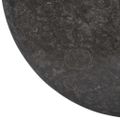 vidaXL Stolová doska čierna Ø60x2,5 cm mramor