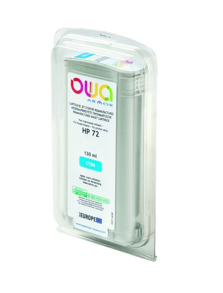 OWA Armor ink-jet kompatibilný HP DJ T1100 cyan, 130ml, komp. s C9371A