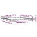 vidaXL Ohrádka pre psov 44 panelov čierna 100x50 cm práškovaná oceľ