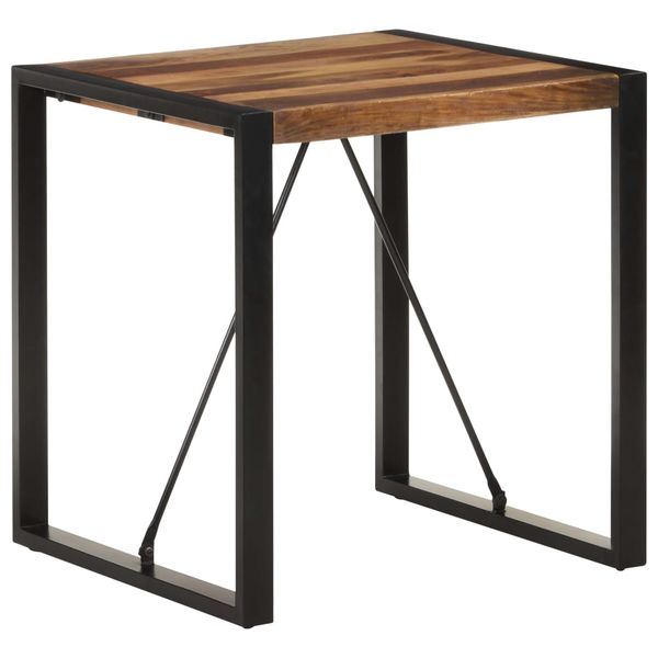 vidaXL Jedálenský stôl 70x70x75 cm, akáciový masív