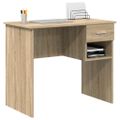 vidaXL Stôl Sonoma dub 90 x 49 x 75 cm Kompozitné drevo
