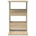 vidaXL Bočný stôl Sonoma dub 40 x 35 x 60,5 cm Kompozitné drevo