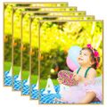 vidaXL Fotorámiky na stôl, koláž 5 ks, zlaté 20x25 cm, MDF