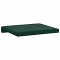 vidaXL Vankúš na lavičku 4 ks Zamat Tmavozelená Hĺbka 35 cm
