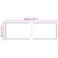 vidaXL Behúň MARSA Piesková 50 x 300 cm Polyester a PVC
