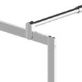 vidaXL Sprchová zástena z ESG skla s dizajnom kameňov 80x195 cm