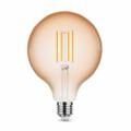 Modee LED Filament Amber Globe G125 4W E27 360 lm, teplá biela (ML-G125FA1800K4WE27)