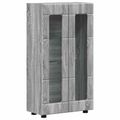 vidaXL Servírovacia skriňa FLORIN 55,5 x 29 x 100 cm Sivý Sonoma