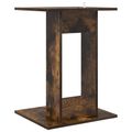 vidaXL Bočný stôl Dymová dub 45 x 40 x 62,5 cm Kompozitné drevo