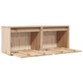 vidaXL Nástenné skrinky 2 ks 45x30x35 cm masívne borovicové drevo