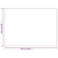 vidaXL Záťažová prikrývka s krytom šedá 152x203 cm 11 kg látka