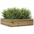 vidaXL Záhradný kvetináč 90x90x23 cm impregnovaná borovica