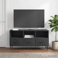 vidaXL TV skrinka Čierna 102 x 34,5 x 50 cm Kompozitné drevo