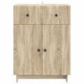 vidaXL Servírovacia skriňa Dub sonoma 66 x 34,5 x 90 cm