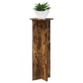 vidaXL Stojan na rastliny 2 ks Dymový dub Ø40 x 100 cm