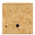 vidaXL Terárium Hnedá 40 x 40 x 40 cm OSB