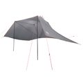 vidaXL Auto Stan 350 x 250 cm Šedá a oranžová Polyester a oceľ