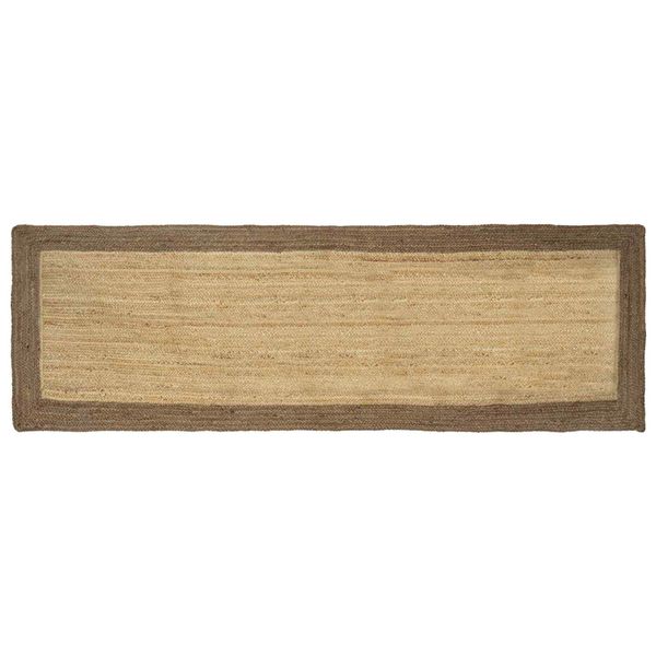 vidaXL Kusové koberce Sivá 80 x 200 cm Juta