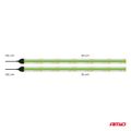 LED pásky COB do auta zelené, 2x30 cm, 12 V, AMiO-04573
