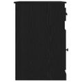vidaXL Stôl Čierny dub 50 x 115 x 75 cm Kompozitné drevo