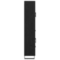 vidaXL Highboard 2 ks Čierny dub 69,5 x 34 x 180 cm