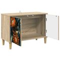vidaXL TV skrinka LOCHEM 69 x 33 x 50 cm Sonoma Kompozitné drevo
