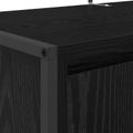 vidaXL Skriňa na topánky Čierny dub 79 x 36 x 100 cm Kompozitné drevo