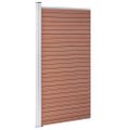 vidaXL Plotový panel WPC 95x186 cm hnedý