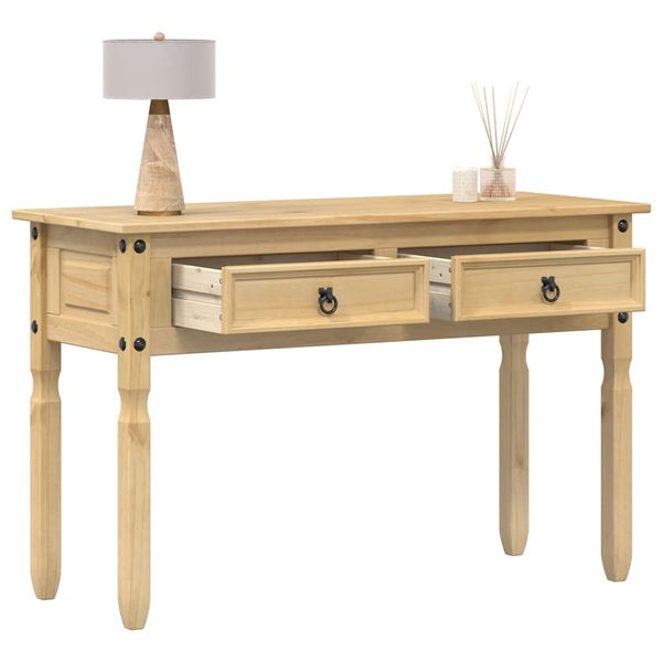 vidaXL Konzolový stolík Corona 115x46x73 cm borovicový masív