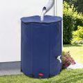 vidaXL Nádrž na vodu s kohútikom skladacia 750 l PVC