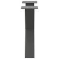 vidaXL Nohy konferenčného stolíka v tvare X, 2 ks, antracitové, 60 x (42-43) cm, oceľ