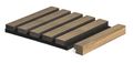 Zakončovacia lišta G21 pre akustický panel, teak