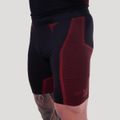 Bezšvové šortky OG1 Black/Red - GymBeam, veľkosť XL
