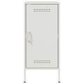 vidaXL Komody 2 ks biele 36x39x79 cm oceľ
