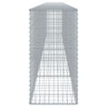 vidaXL Gabiónový kôš s krytom 600x50x100 cm pozinkované železo